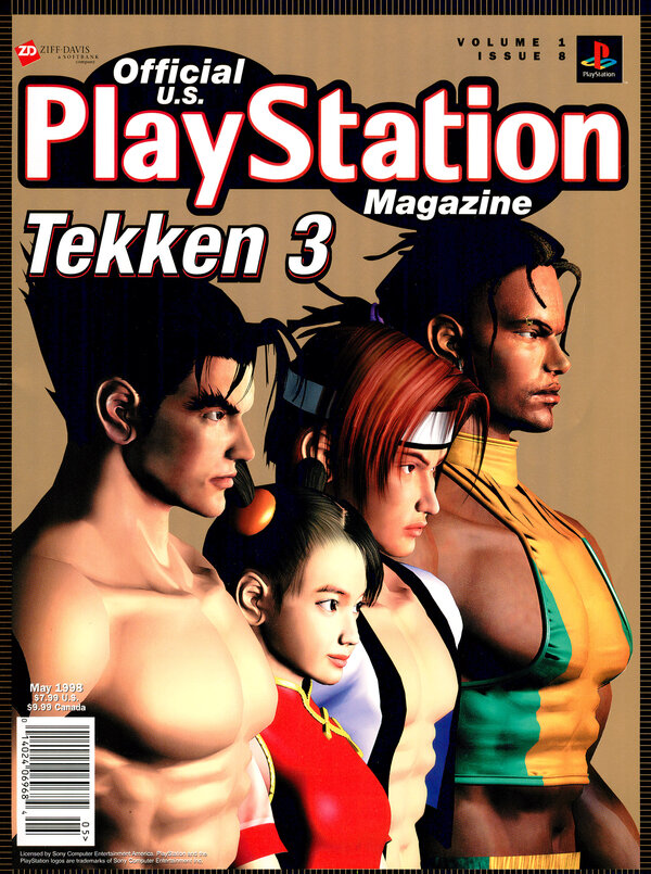 Official U.S. PlayStation Magazine Issue 008 (May 1998) cover